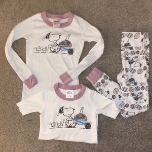 3 Piece Hanna Andersson Pajamas set Size 6-7